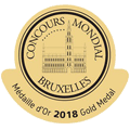 Concours Mondial de Bruxelles 2018 Medalha de Ouro