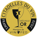 Medalha de Ouro Citadelles du vin 2020